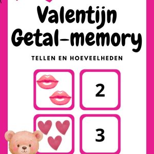Getal & Aantal Memory – Spelend Rekenen voor Kleuters