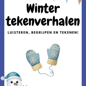 Winter Tekenverhalen – Luisteren & Tekenen voor Kleuters