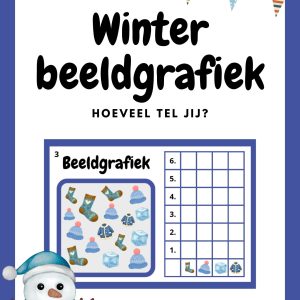 Winter Beeldgrafieken – Tellen & Grafieken voor Kleuters