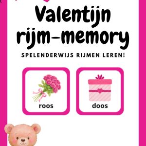 Valentijn Rijm Memory – Spelend Rijmen voor Kleuters