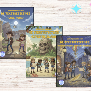 PAKKET Tekstdetectives - 3 dossiers (25% KORTING) (groep 4-5)