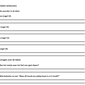 Close-reading liedje een stukje van mij - Meau
