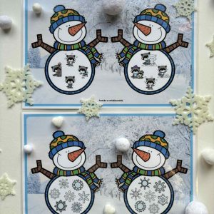 Zoek dezelfde prent winter
