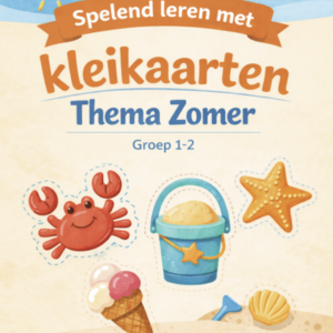 Kleikaarten - thema zomer (groep 1-2)