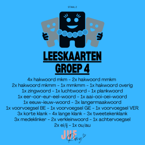 PAKKET STAAL 2 - Leeskaarten groep 4 t/m 8