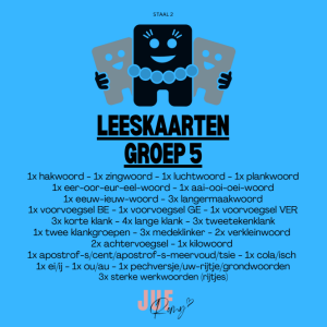 STAAL 2 - Leeskaarten groep 5