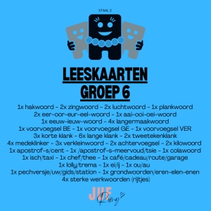 STAAL 2 - Leeskaarten groep 6