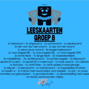 STAAL 2 - Leeskaarten groep 8