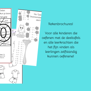Deeltafel brochures 2 t/m 10