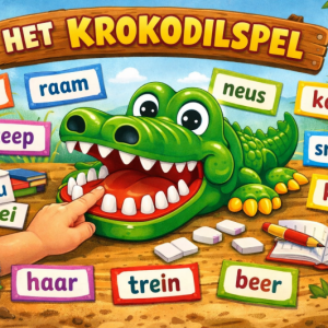 Krokodilspel tweetekenklanken