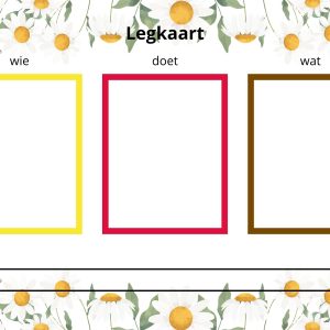 Zien is snappen (wie doet wat) - thema lente