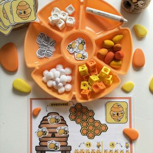 Tellen tot 10 met bijen bundel