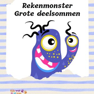 Rekenmonster grote deelsommen