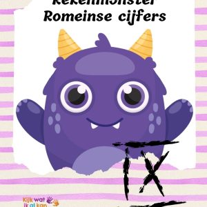 Rekenmonster Romeinse cijfers