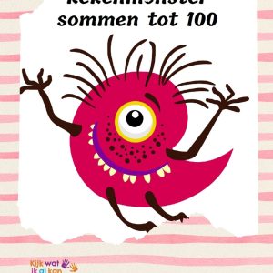 Rekenmonster sommen tot 100