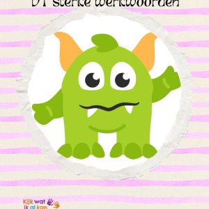 Werkwoordenmonster sterke werkwoorden