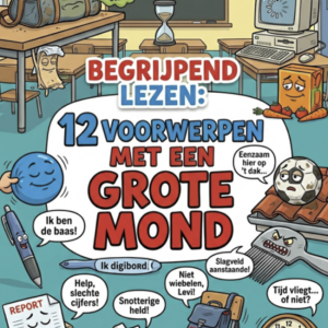 Begrijpend Lezen - 12 voorwerpen met een grote mond (groep 6)