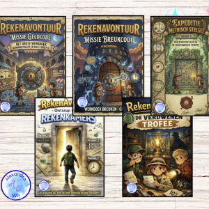 PAKKET - RekenAvontuur groep 6 (5 werkboeken) (20% KORTING)