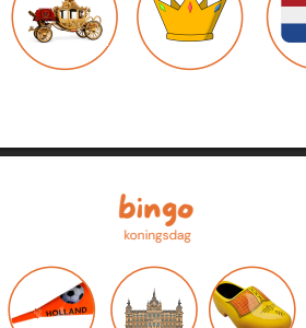 Rad van fortuin/ikea-rad Bingo Koningsdag