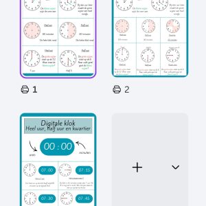 Bundle posters klokken