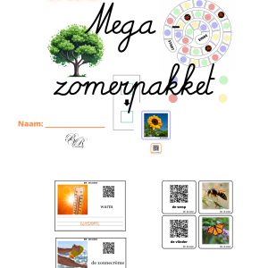 thema zomer: werkbundel, woordkaarten, spelletjes