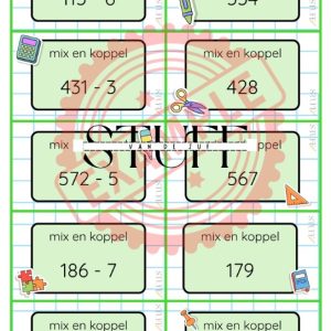 Mix en koppel + en - tot 1000