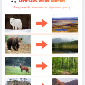 BeeBot wilde dieren