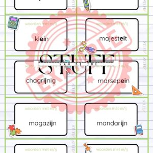 Woorden met ei of ij