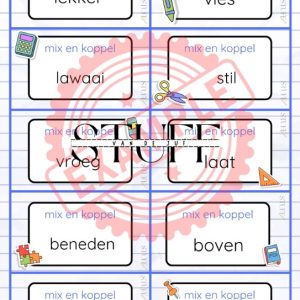 Mix en koppel tegenstellingen