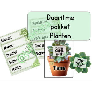 Dagritme pakket planten