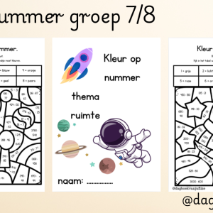 kleur op nummer met breuken