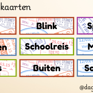 Dagritme kaartjes reizen