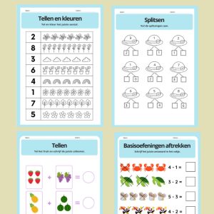 Getalbegrip t.e.m. 8 & optellen en aftrekken t.e.m. 6