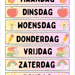 dagritme kaartjes