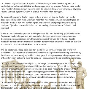 De Olympische Spelen in het oude Griekenland