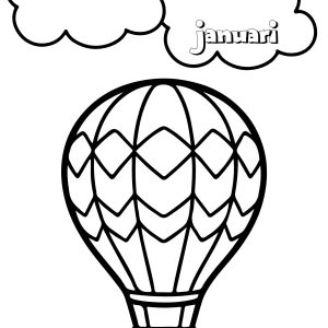 Verjaardagskalender luchtballon