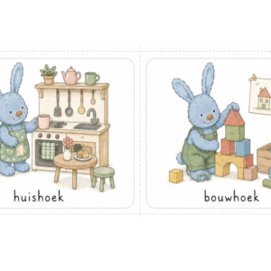 Hoekenkaarten Snuf konijn